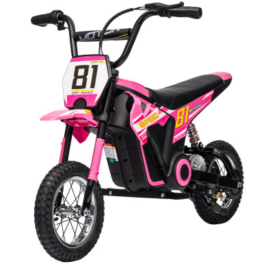 Girls Pink 24v Electric Ride-on Motorized Motorcross Motorbike