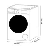 Parmco 10kg Front Load Washing Machine