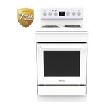 Parmco 600mm Freestanding Stove 4 Function White Radiant