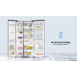 Samsung 635L Side by Side Fridge/Freezer - Silver