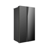 Midea 584L Fridge Freezer - Black Glass