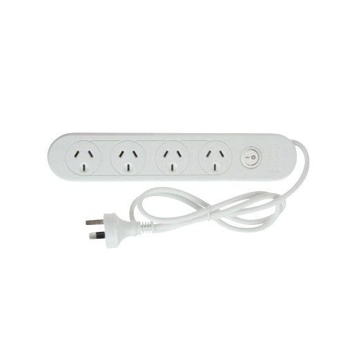 Pudney Multi Plug 4 Way Outlet with Overload Protection