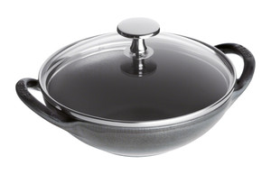 STAUB Cast Iron 0.5-qt Baby Wok