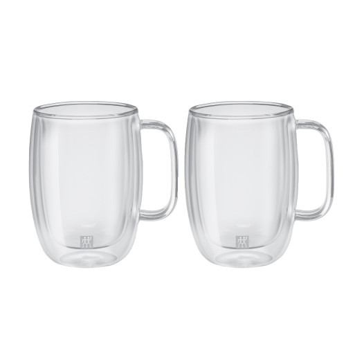 ZWILLING Sorrento Plus 2-pc Double-Wall Glass Latte Mug Set