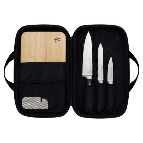 Henckels Forged Accent 6-pc Travel Knife Set - Black Handles
