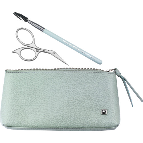 ZWILLING Beauty TWINOX 3-pc Eyebrow Mint Leather Set