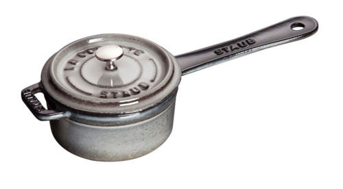 STAUB Cast Iron 0.25-qt Mini Saucepan
