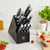 Henckels Graphite 13-pc Knife Set with Block, Kitchen Knife Sharpener, Chef Knife, Steak Knife, Black, Stainless Steel