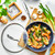 ZWILLING Clad CFX 9.5-inch Stainless Steel Ceramic Nonstick Fry Pan with Lid