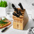 ZWILLING Professional S Knife Set with Block, Chef’s Knife, Serrated Utility Knife, 7 Piece, Bamboo