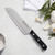 HENCKELS Solution 7-inch Hollow Edge Santoku Knife