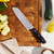 HENCKELS Elan Hollow Edge Santoku Knife