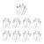 ZWILLING Bellasera (matte finish) 45-pc Satin Flatware Set, 18/10 Stainless Steel, Satin Finish (not polished)