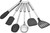 Henckels Cooking Tools 6-PC Kitchen Gadgets Sets with Spatula, Tongs, Cooking Spoon, 18/10 STAINLESS STEEL