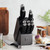 Henckels Silvercap 14 pc Knife Set with Block, Chef Knife, Paring Knife, Utility Knife, Black, Stainless Steel