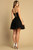 SWEETHEART FITTED SHORT SEQUIN DRESS