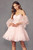 Sweetheart Off-Shoulder Puff Sleeves Dress