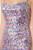 Multicolor Sequin Knit Short Dress