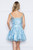 Glitter Sequin Sweetheart U-Neckline Dress