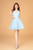 Mock Two-Piece Babydoll Short Dress