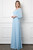 Long Sleeve Chiffon Gown