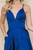 Solid Satin A Line Dress