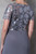 Sequin Jersey Contrast MoB Dress