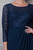 Three Quarter Sleeve Lace Top Chiffon Skirt Dress
