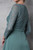 Three Quarter Sleeve Lace Top Chiffon Skirt Dress