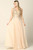 Golden Thread Embellished Top MoB Gown