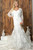 LACE FIT AND FLARE WEDDING GOWN WITH BOLERO