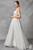 SLEEVELESS V NECK A LINE WEDDING DRESS