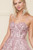 SEQUIN SWEETHEART NECKLINE CORSET TOP DRESS