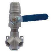 90665-20-08 Double Outlet Elbow with Valve / Bracket 45 Degree, Assembly 20mm x 1/2 NPT