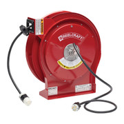 L 5550 123 3A Cord Reel, Single outlet - QS12 50 ft, 12 AWG / 3 Cond, 20 A