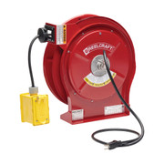 L 5550 123 7 Cord Reel, Duplex GFCI - QS12 50 ft, 12 AWG / 3 Cond, 15 A