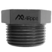 5450 Aluminum Adapter, 2 inch Male NPT To 1 1/2 inch Female NPT 