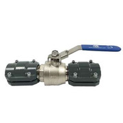6052 63 mm - 2 1/2 inch Pipe Quick Connect Ball Valve - Locking 