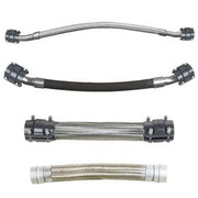 2055 25 mm - 1 inch Ss304 Braided Flex Hose - L=22.44 inch 