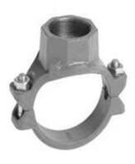 100234-115-24 115mm x 1 1/2 inch NPT Outlet Saddle Clamp