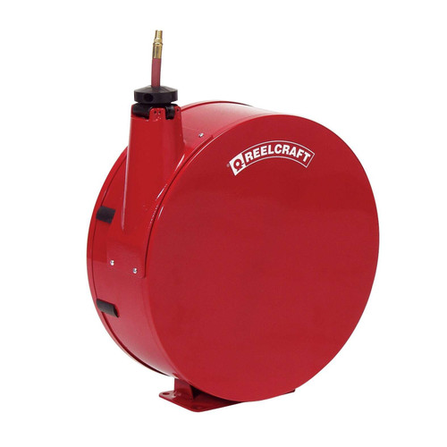 7670 ELP Hose Reel, 3/8 x 70 ft - Air / Water with Hose, Enclosed