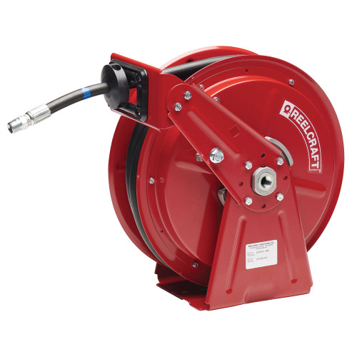 DP7850 OMP Hose Reel, 1/2 x 50 ft - QS12 Oil with Hose, 3250 PSI