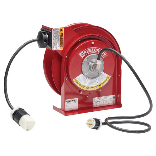 L 4545 123 3B Cord Reel, Single outlet - 45 ft, 12 AWG / 3 Cond, 20 AMP