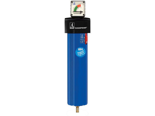 4020387 CLEARPOINT®  S100 Threaded Coalescing and Particulate Filter with Float Drain and Differential Pressure Gauge