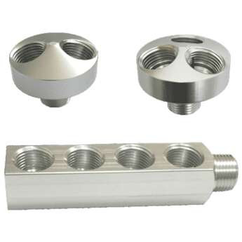 0783 Manifold with One 1/2 inch Male NPT Inlet To Four 1/2 inch Female NPT Ports