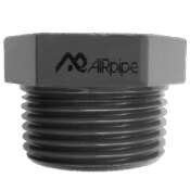 5450 Aluminum Adapter, 2 inch Male NPT To 1 1/2 inch Female NPT