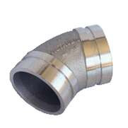 100140-90 Union Elbow 45 Degree 90mm Aluminum