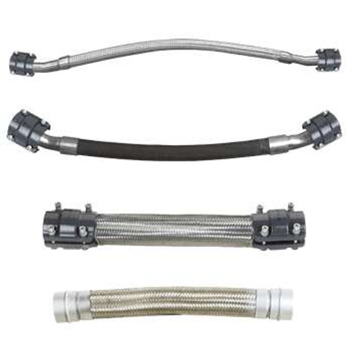 2055 25 mm - 1 inch Ss304 Braided Flex Hose - L=22.44 inch 