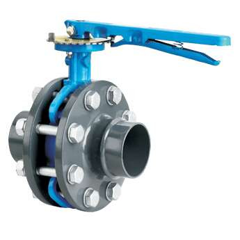 7051 80 mm - 3 inch Butterfly Valve - Locking - Pre-Assembled
