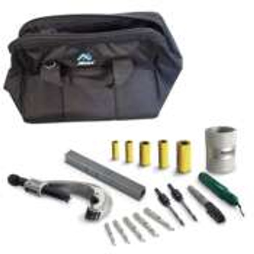 0045 Tool Kit - Includes Pipe Cutter, Allen Bits, Hole Saw Arbors & Bits, And Deburring Tools 
